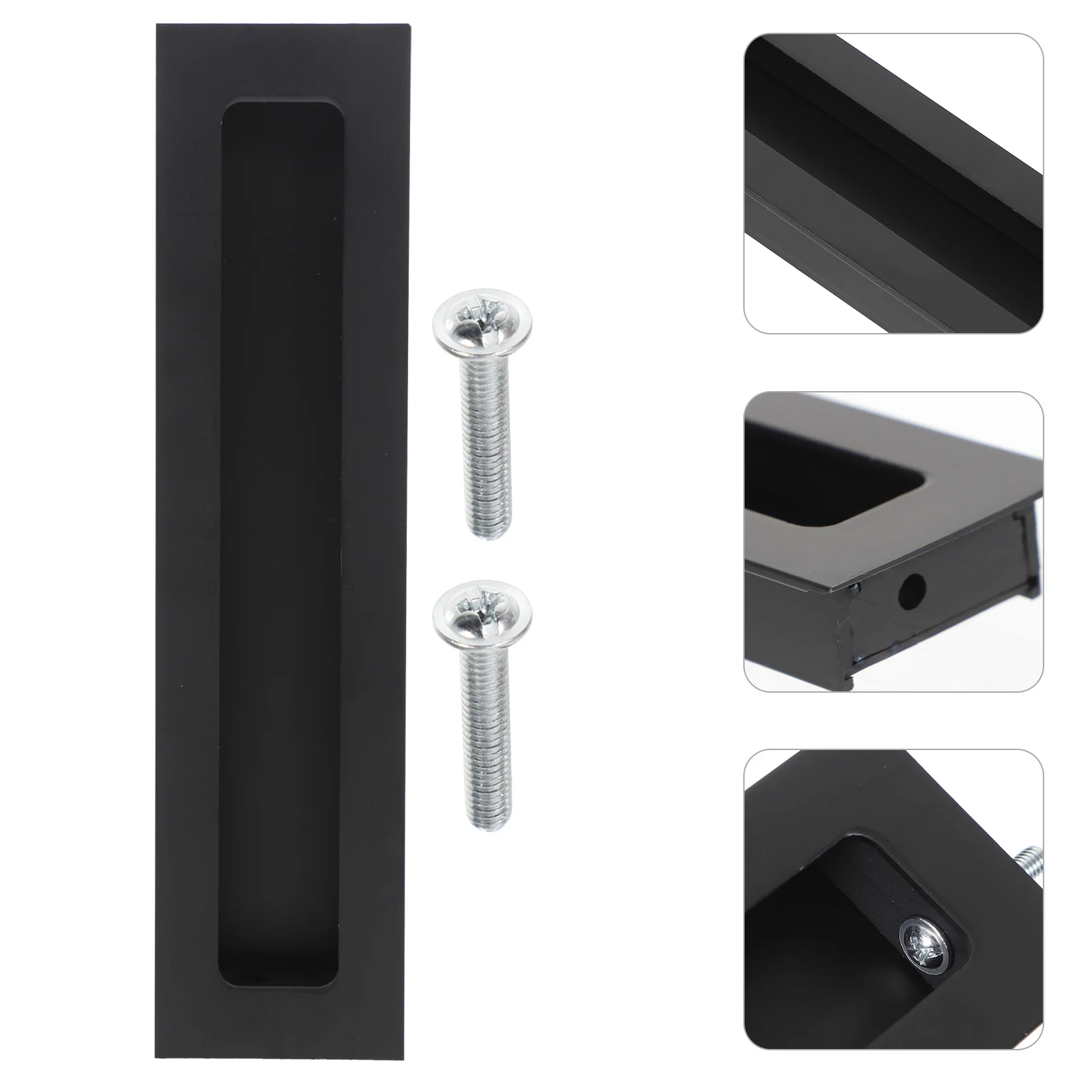 

Cabinet Door Handle Recessed Handles Concealed Doors Furniture Grip Puertas Para Closet Sliding Modern Rectangular