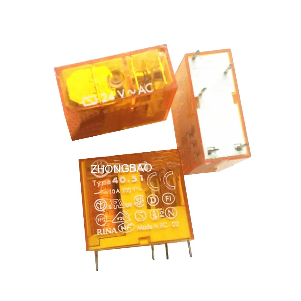 

Тип 40,51 24 В переменного тока 24 В 5 10 А