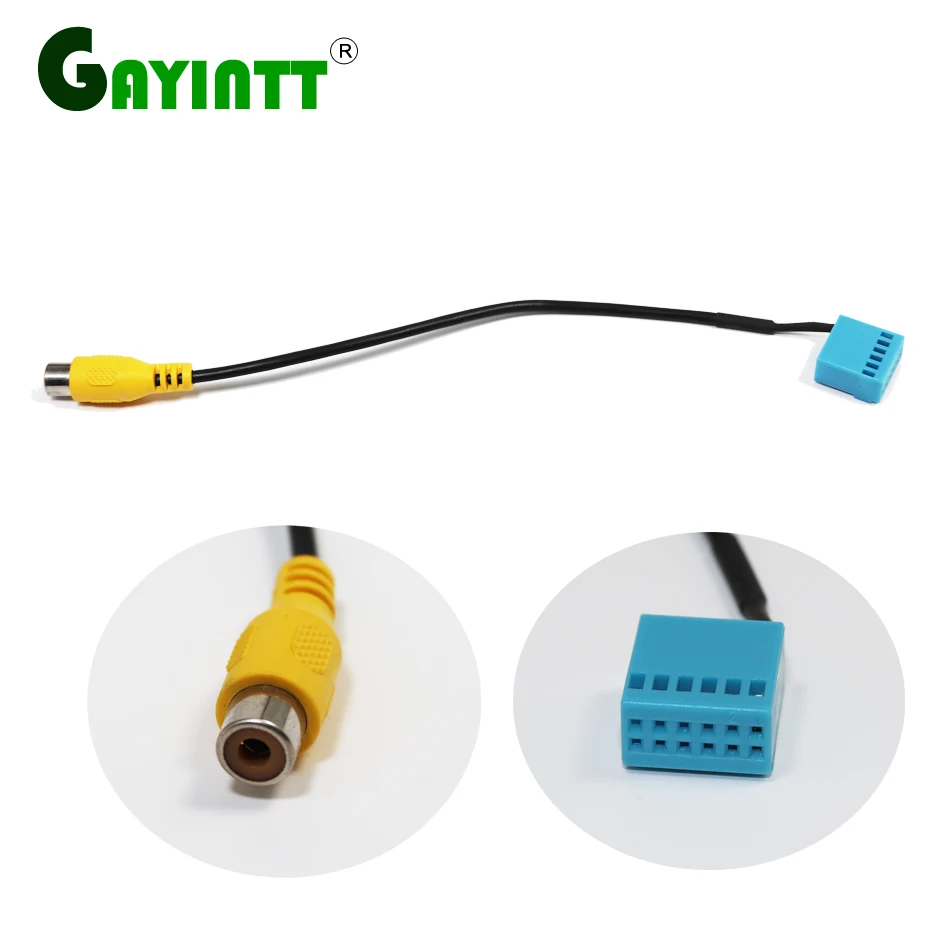 GAYINTT автомобильная камера заднего вида кабель-адаптер видеоподключение для Skoda