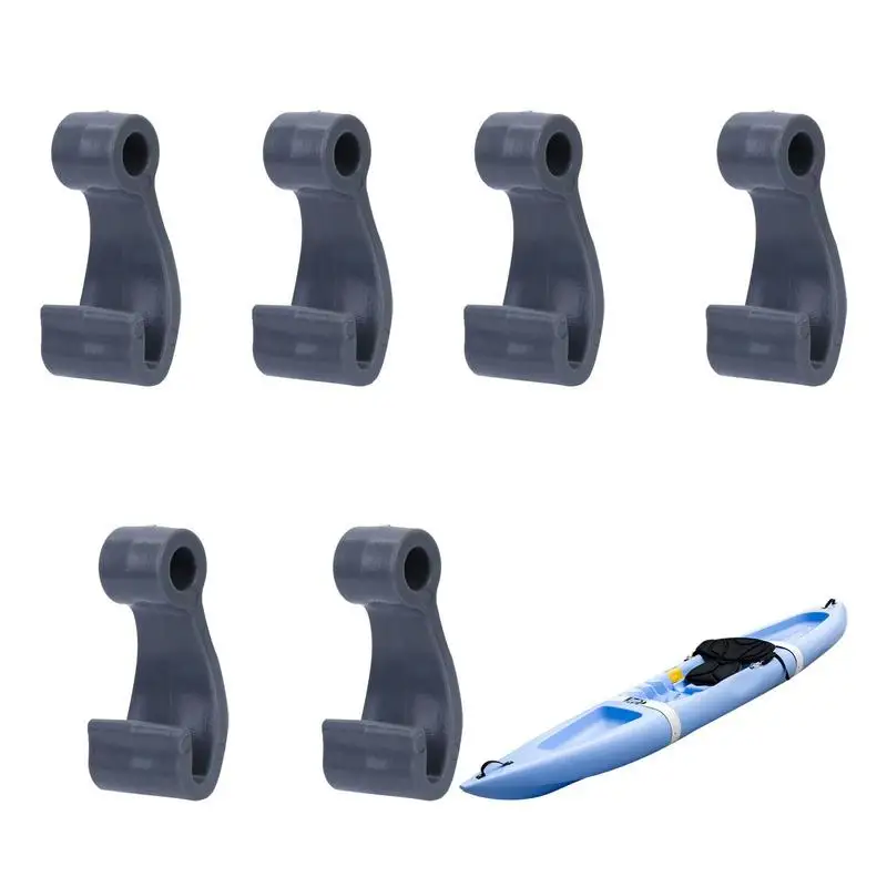 

6 шт., J-образные крючки для гребли, лодки, лодки