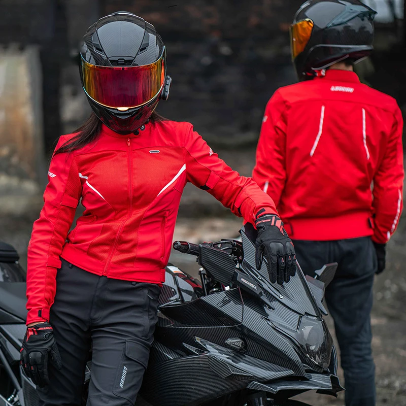 Женская мотоциклетная куртка из сетчатой ткани дышащая амортизирующая