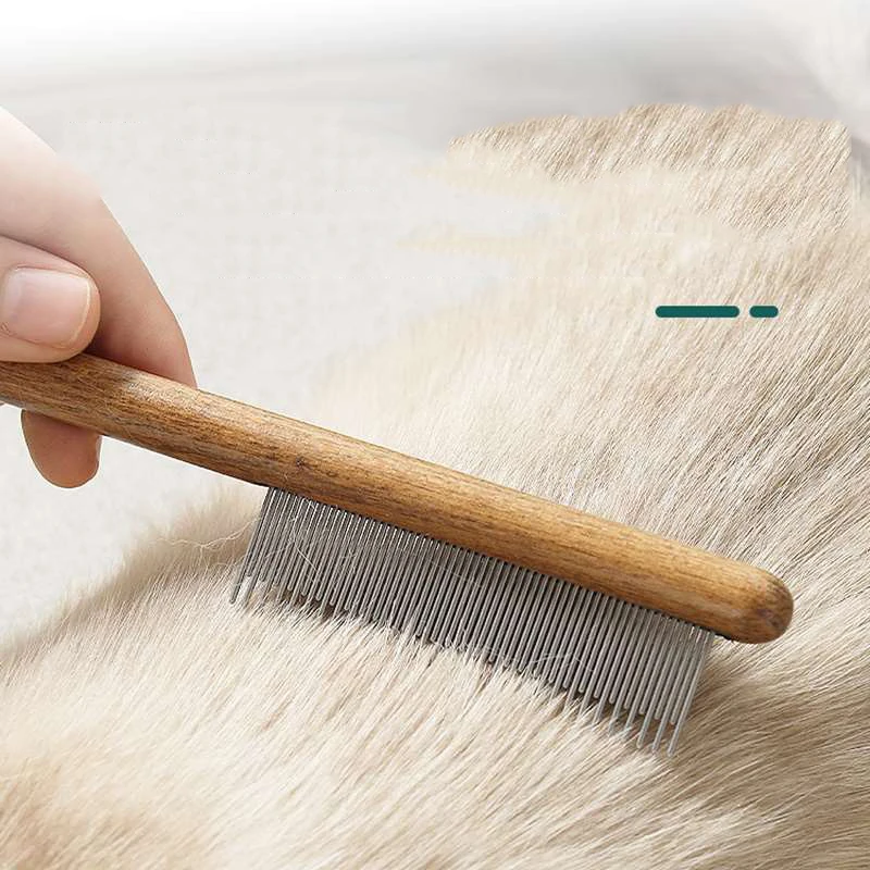 

Cat Dog Comb for Fleas Ticks Removal Tools Stainless Steel Grooming Brush For matted Long Short Hair Pets Products Pet Flea