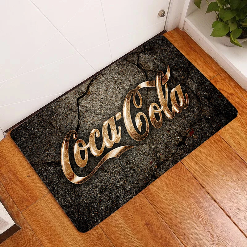 

Коврик Cocas Cola для входной двери, коврик для детской комнаты, домашний нескользящий коврик, милый ковер, Придверные коврики, украшения для бал...