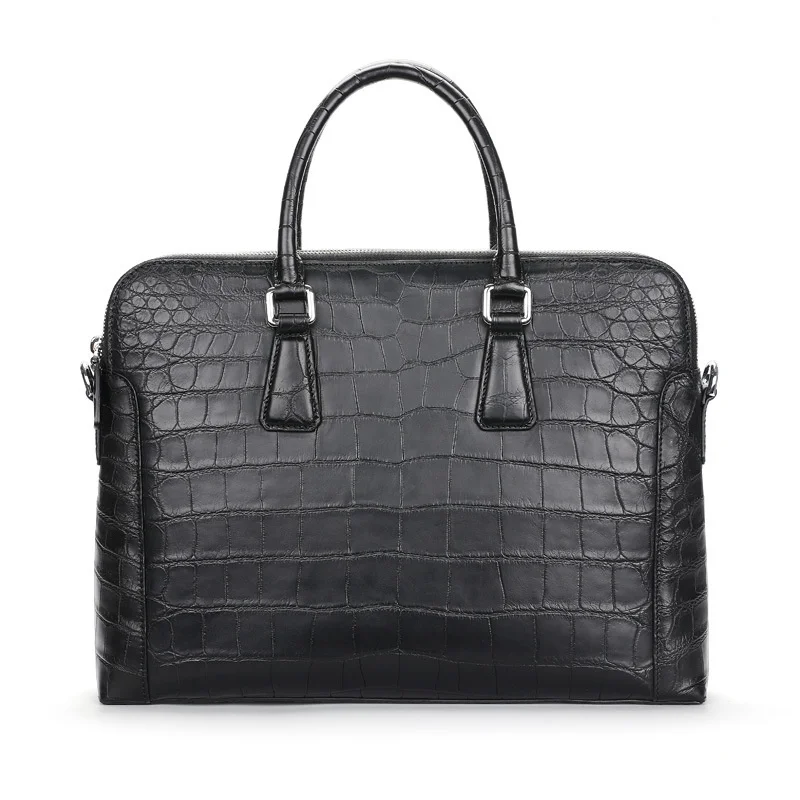 

New Design genuine leather man's briefcase Fashion One Shoulder Messenger business bag men's designer handbag High-quality