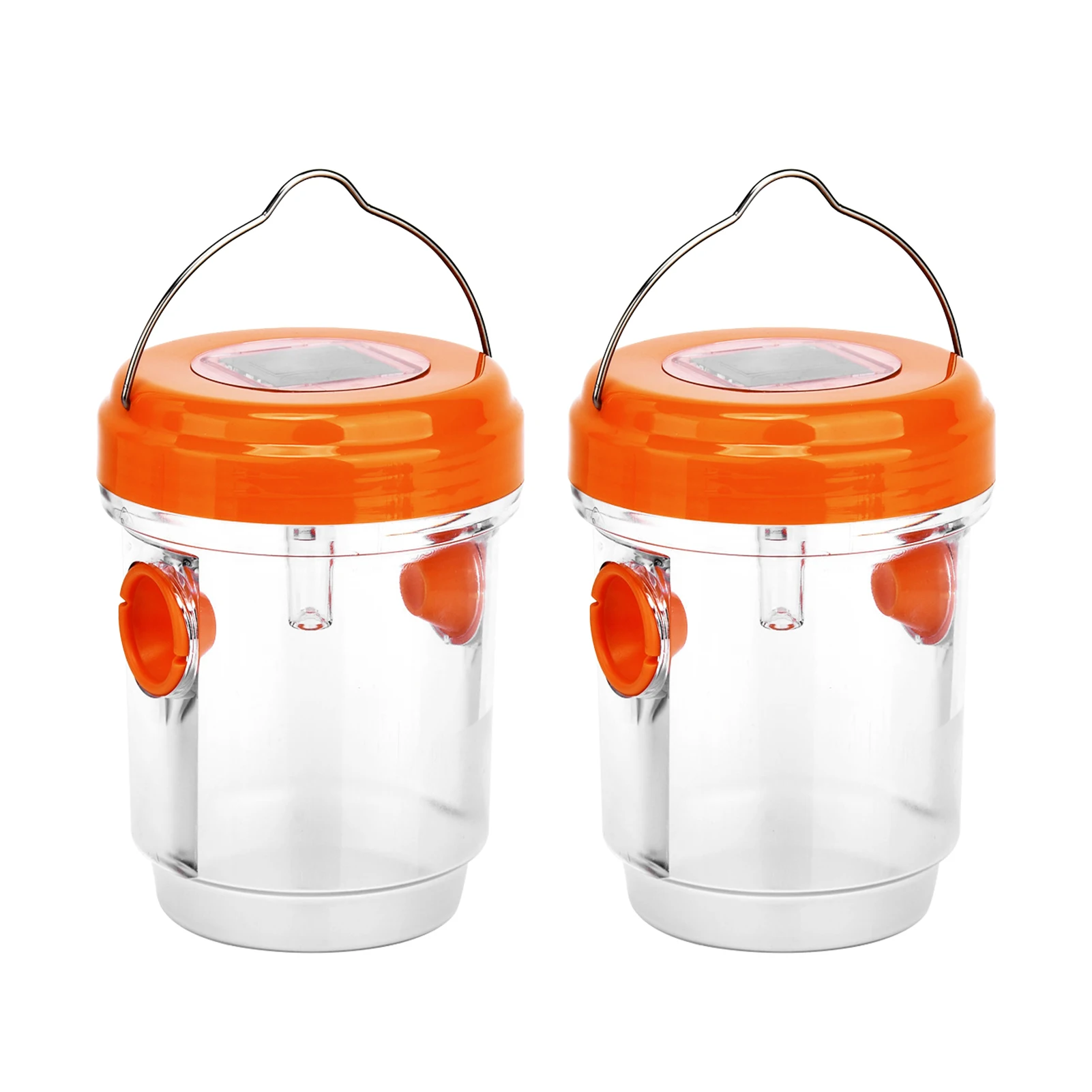 

2pcs/pack Hornet Outdoor Hanging Insect Control Wasp Catcher Solar Powered Yellow Jacket Effective Bee Honeycomb Garden Reusable