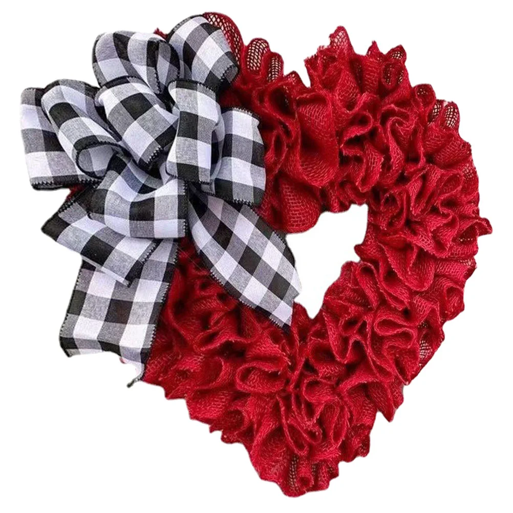 

Wreath Heart Door Day Valentine S Wedding Hanging Shaped Decorations Ladies Christmas Gifts Ideas Front Garland Ornament Party