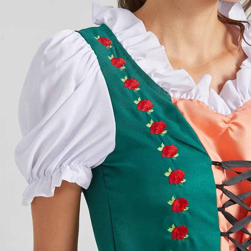 Немецкий костюм для фестиваля пива баварский традиционный пивной горничной