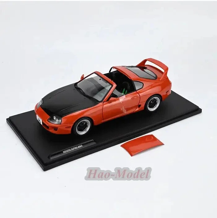 Solido 1/18 для TOYOTA SUPRA MK4 A80 литая под давлением модель автомобиля имитация игрушки