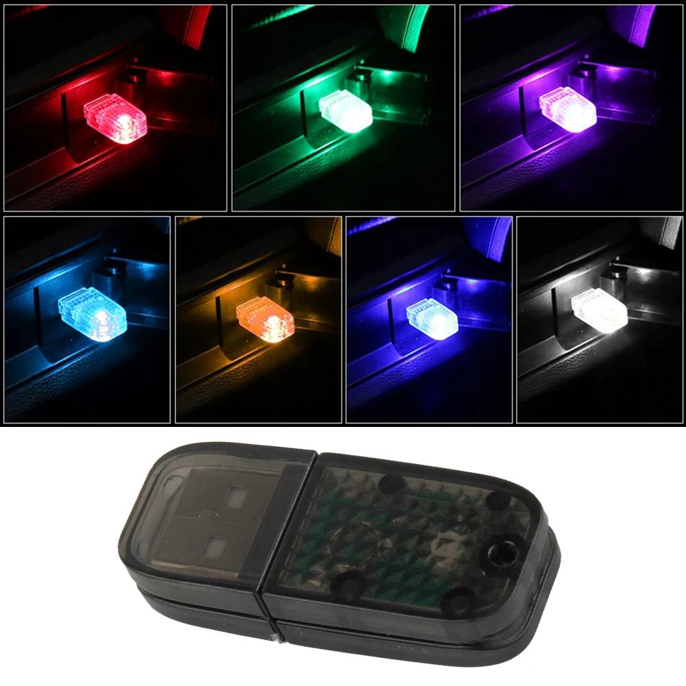 

1 шт., автомобильная светодиодная лампа USB, 5 В