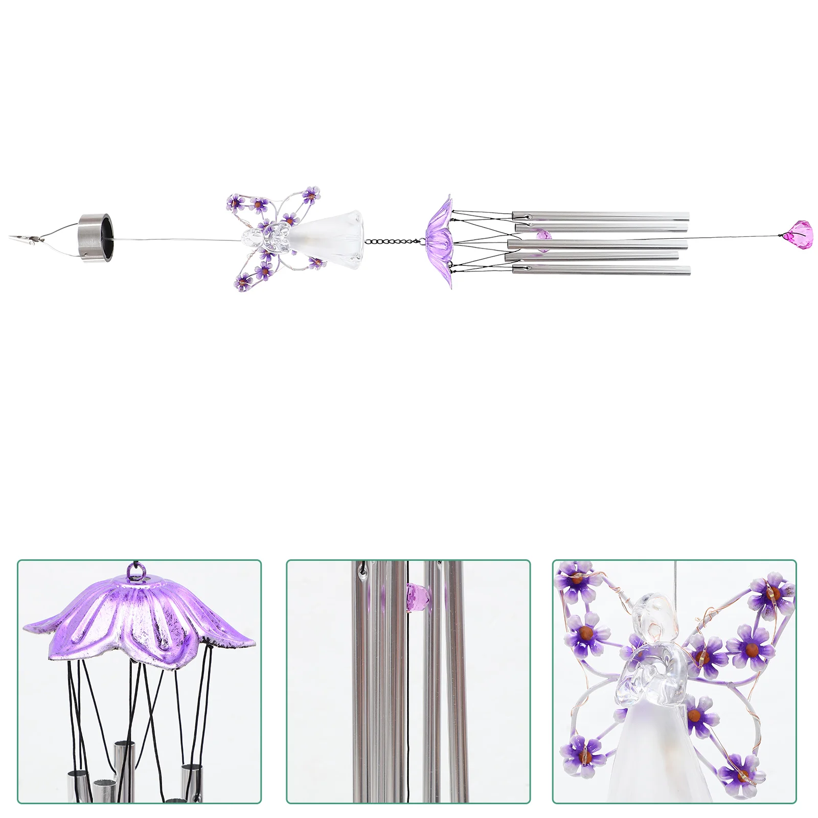 

Solar Wind Chime Solar Angel Solar Wind Chime Outdoor Wind Chime Lawn Angel Windchime