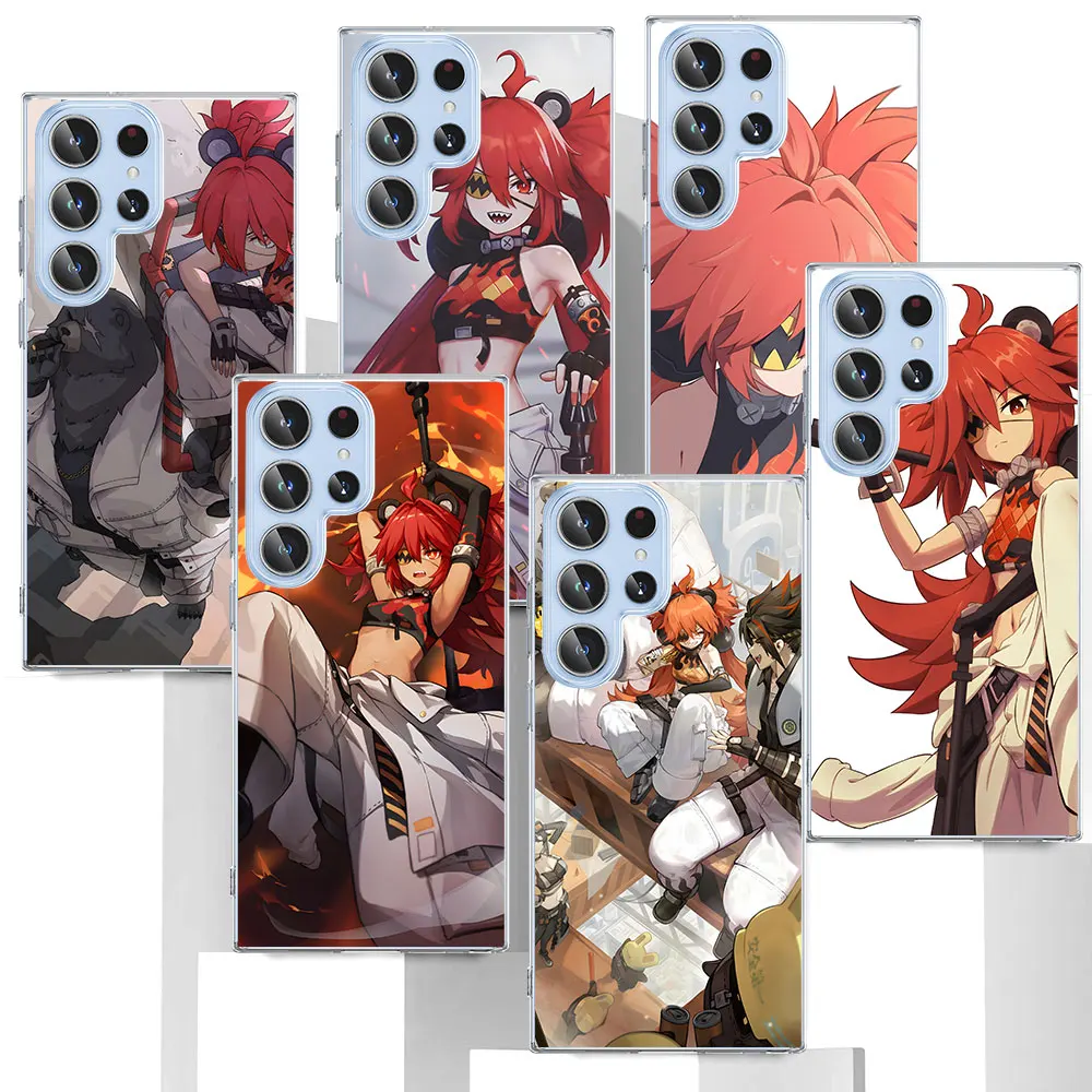 Чехол Koleda Belobog ZZZ Game для Samsung Galaxy S23 S20 S21 FE S22 S24 Ultra S8 S10 Lite S9 PlusTPU прозрачный мягкий