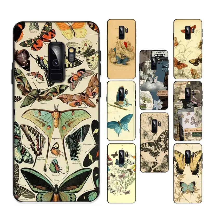 

Retro butterfly Phone Case For Samsung Galaxy S 20lite S21 S21ULTRA s20 s20plus for samsung S 21plus 20UlTRA capa