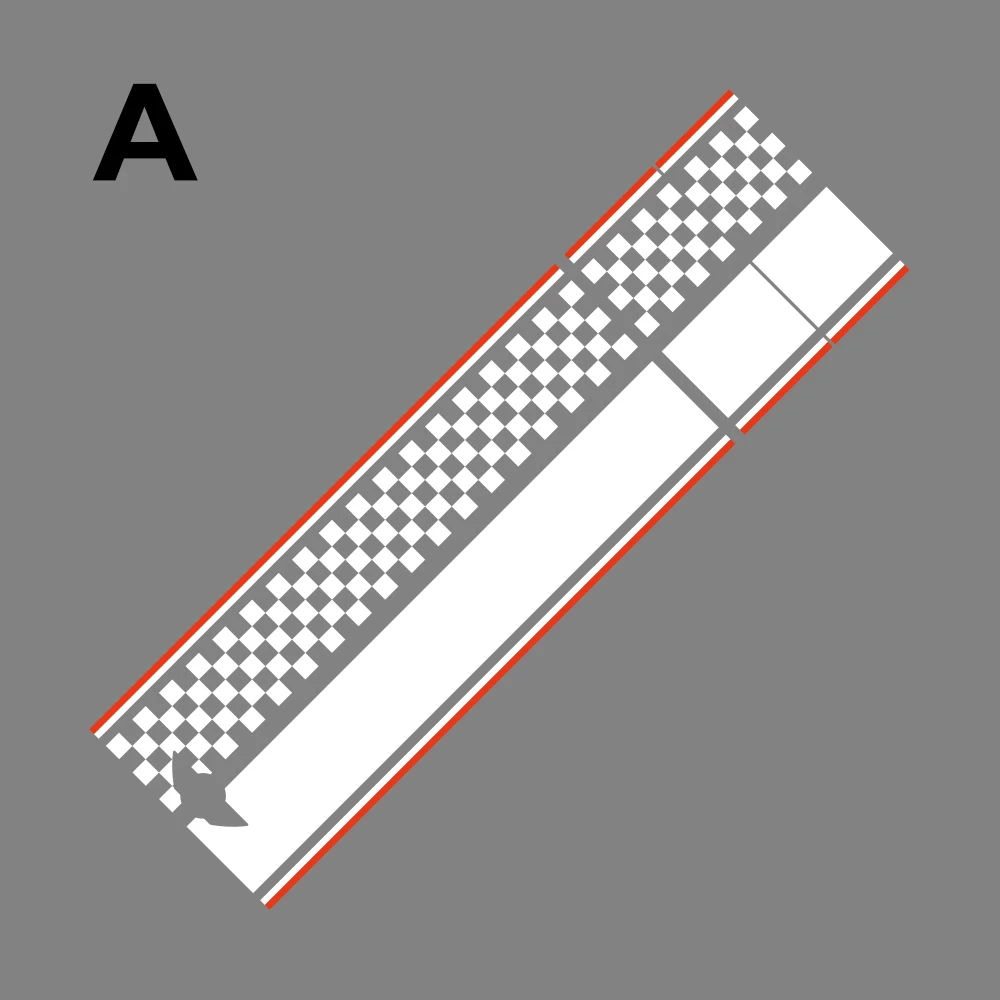 

Автомобильный передний капот, задний багажник, полоса, наклейка, внешний декор для MINI Cooper S One R55 R56 R60 R61 F54 F55 ...