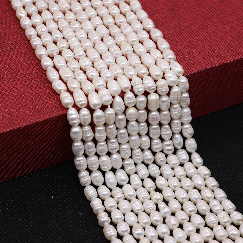 

Natural Freshwater Pearl Beads Beautiful Spacer Beads Jewelry Making Charm DIY Making Necklace Supplies Accessories Gifts 4-11mm