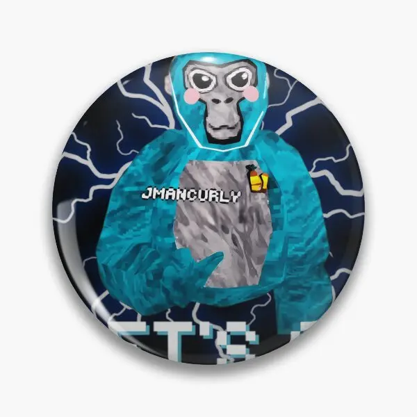 Ярлык Gorilla jmancurl Monke Let S Go мягкая кнопка булавка ювелирные изделия для одежды