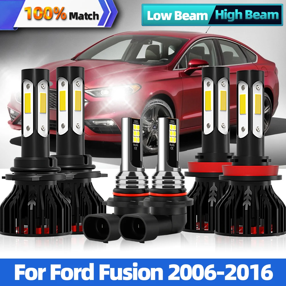 

H7 Led Car Lamps H11 Car Headlight Bulbs 240W 40000LM 6000K White LED Headlight For Ford Fusion 2006-2012 2013 2014 2015 2016