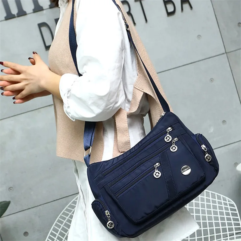 

New Women Bag Nylon Waterproof Messenger Bags For Lady Crossbody Shoulder Bag Casual Handbags High Quality Multifunctional