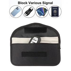 1pcs Car Key Faraday Bag Signal Blocking Shield Case Protector Pouch Signal Blocker Case RF Signal S