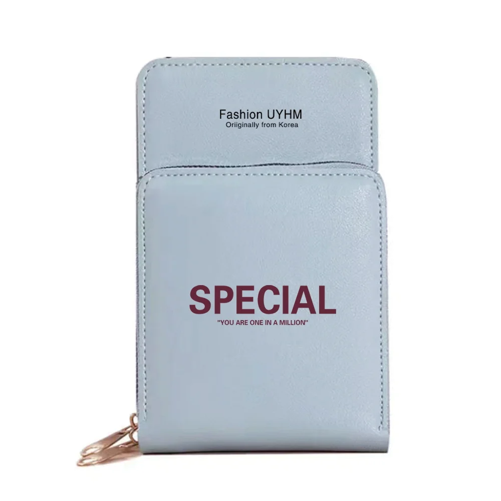 Mobile Phone Bags Women Wallets Card Package Waterproof Touch Screen Cell Phone Pack Walls Series Tote Purse Female Shoulder Bag