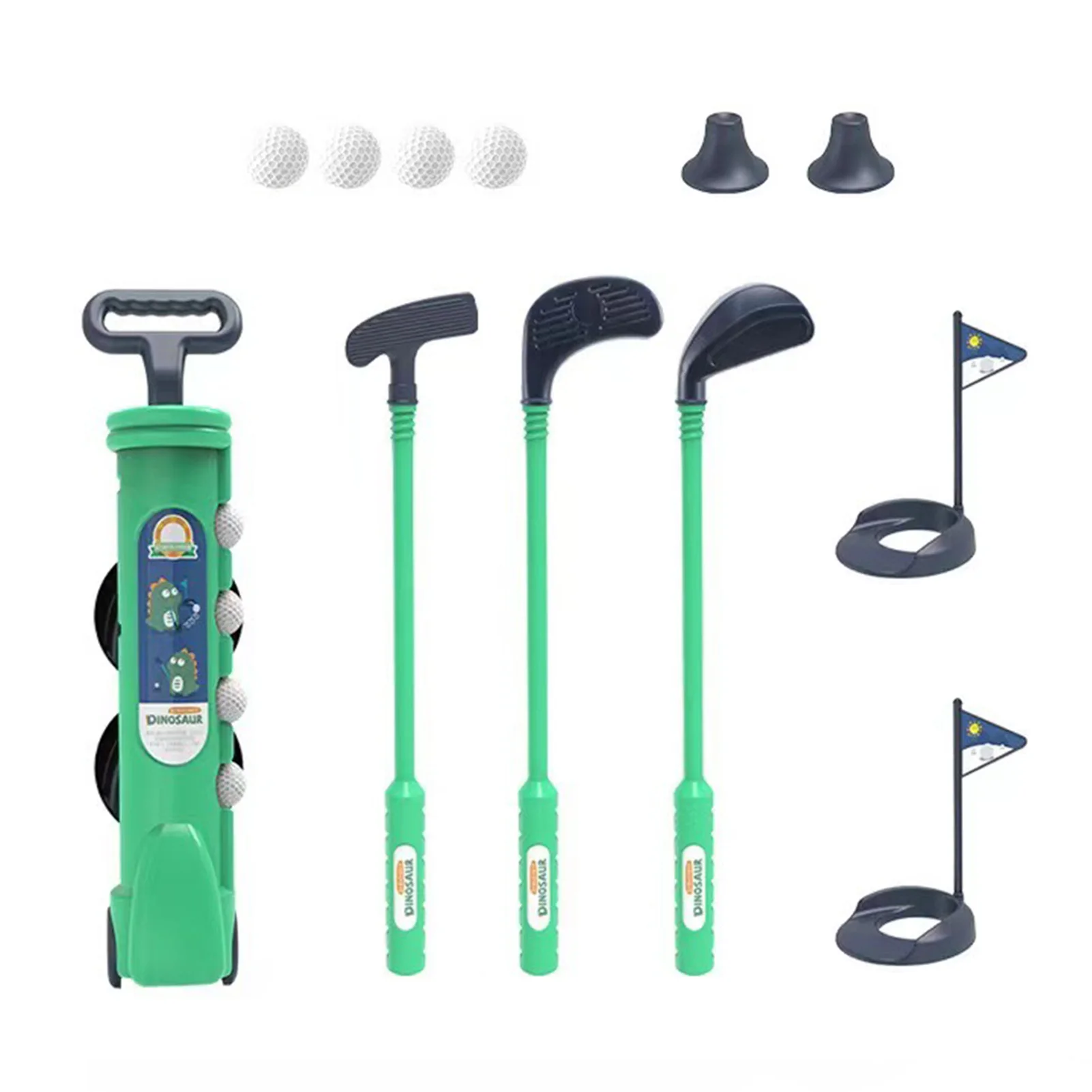 

Kids Golf Toys Set Easy to Use Indoor Exercise Golf Game Play Set Toddler Golf Game Play Set Safe and Smooth Sports Toys Gift