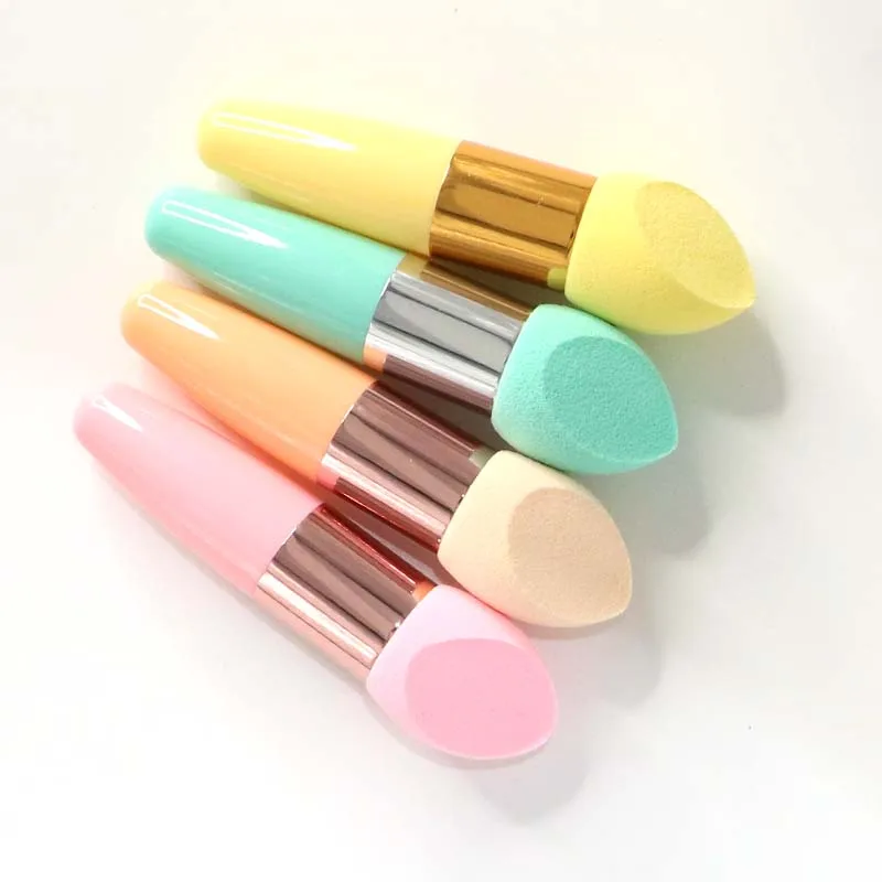1PC Mushroom Head Makeup Brushes Women Maquillaje Beauty Foundation Sponge Powder Puff With Handle Smooth Shaped Cosmetic Tool |