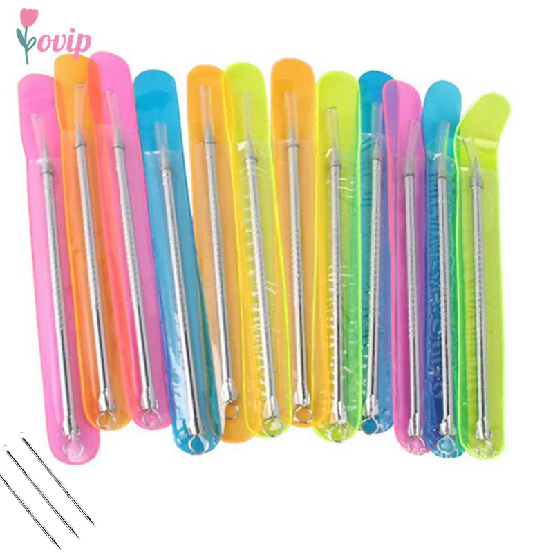 

Инструмент для удаления черных точек, комедонов, акне, прыщей, 8 см