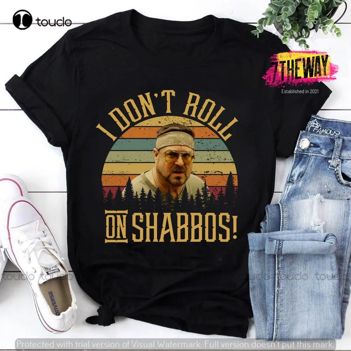 

Vintage The Big Lebowski I Don’T Roll On Shabbos John Goodman Vintage T-Shirt The Big Lebowski Shirt Jeff Lebowski Dude Shirt