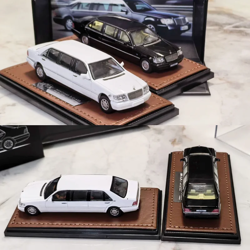 Коллекционная модель автомобиля WTX Diecast 1:64 W140 600S Extended Edition из сплава, сувенир, подарок для взрослых и мальчиков, статическая модель для демонстрации (art.: 3920daf703596) - 3920daf703596