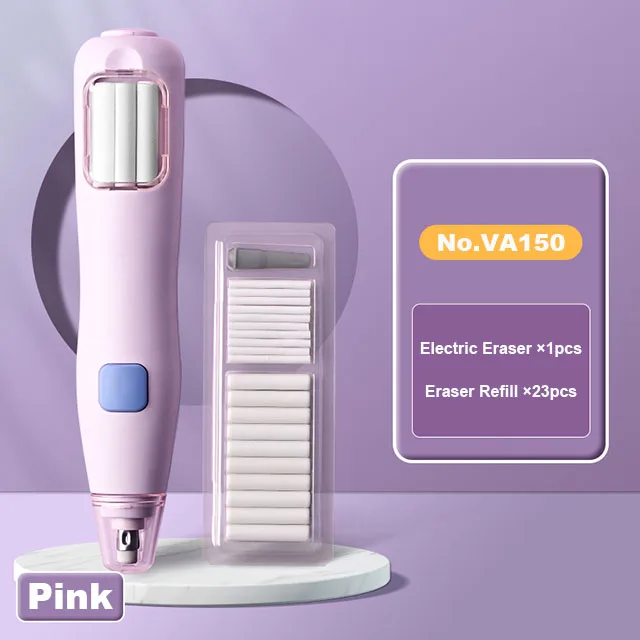 

Автоматическая резиновая ручка-ластик Deli, со стирателем и сменными ластиками, питание от аккумулятора для детей, рисование эскизов, стирание, канцелярские принадлежности