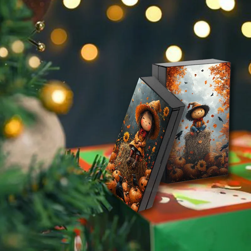 Тонкий алюминиевый портсигар - элегантная карманная коробка для сигарет с милым