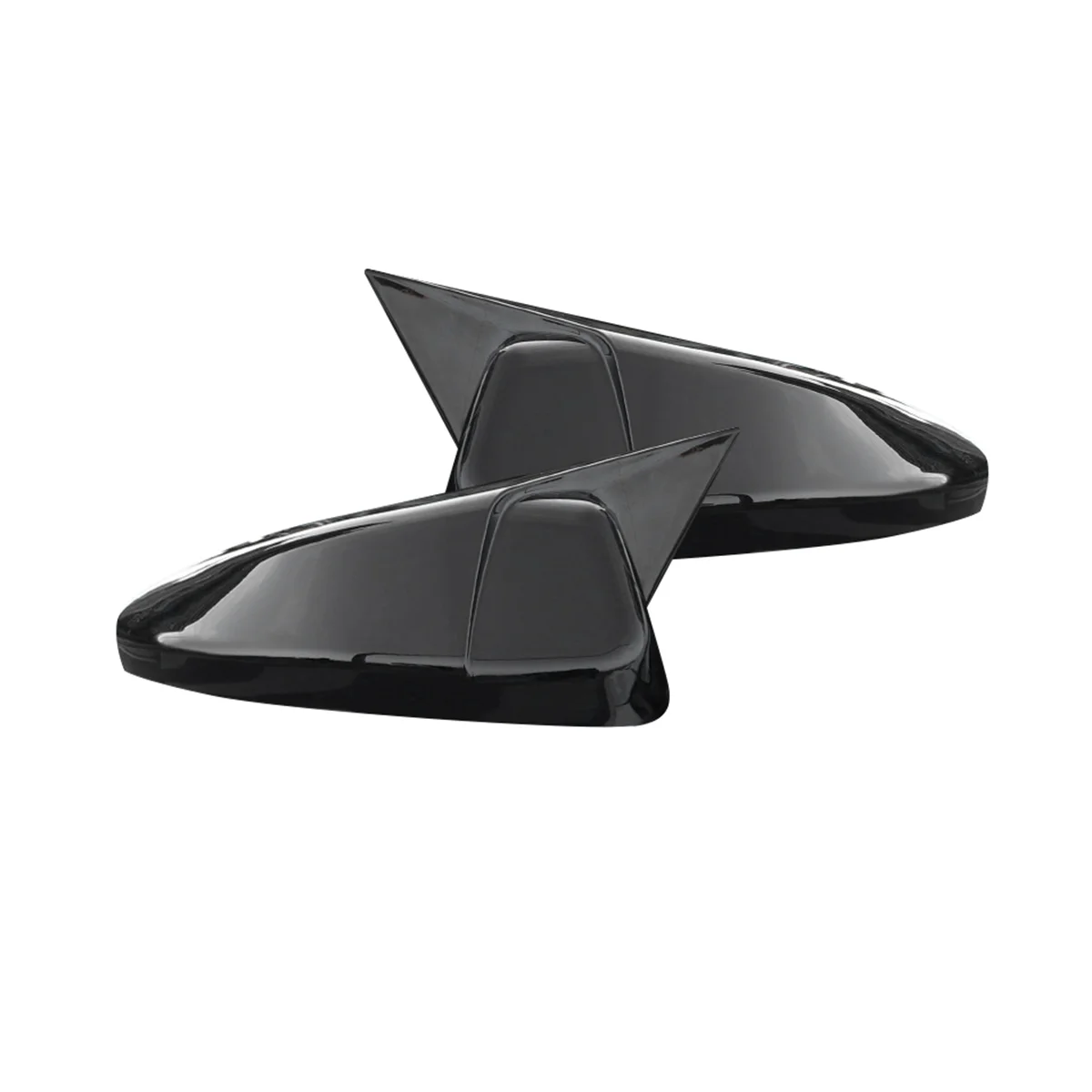 

For 10Th Generation Accord 260 and Hybrid Versions Bullhorn Mirror Cover Reversing Mirror Bright Black