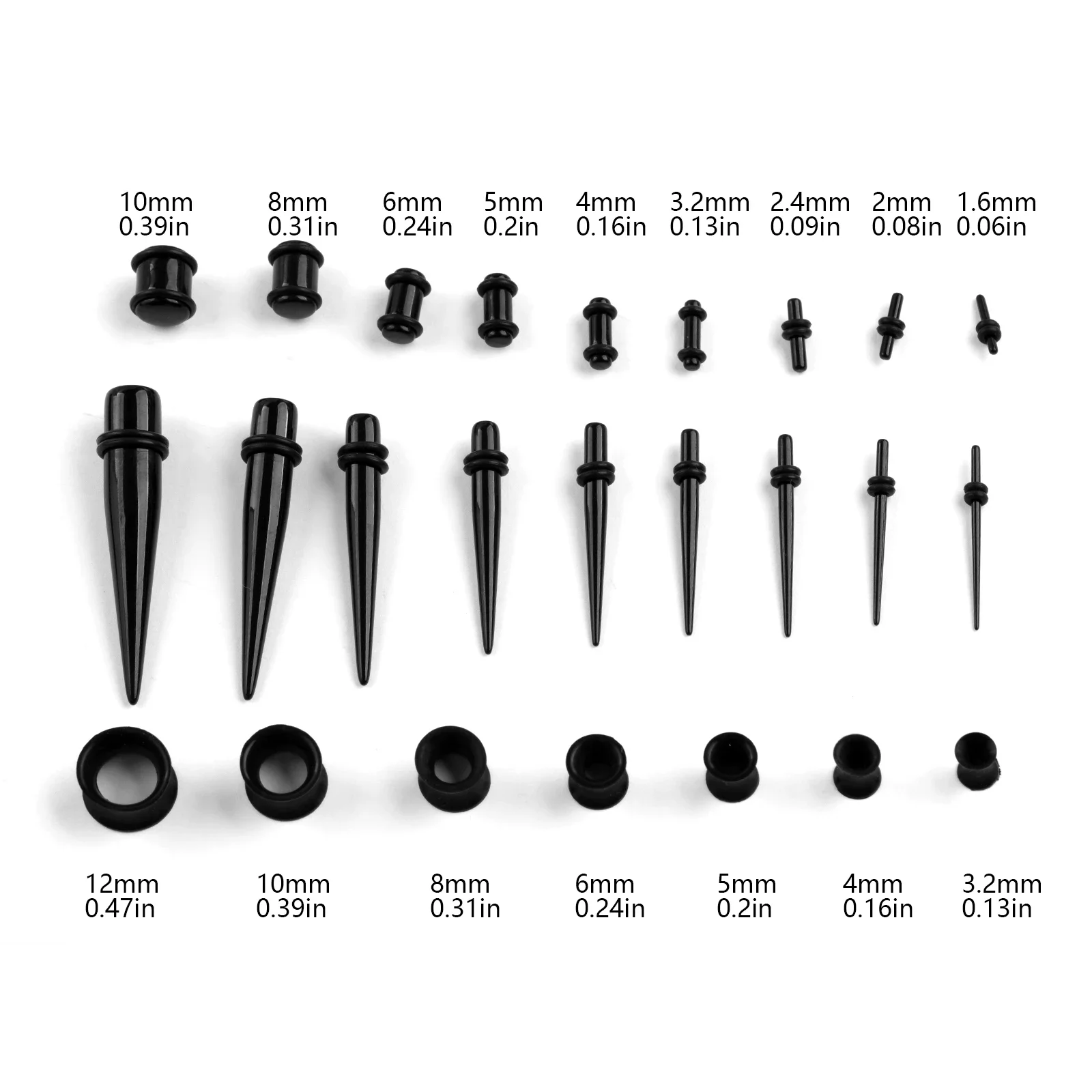 Набор Для Пирсинга Ушей из акрила для растяжки ушей подчеркивающие