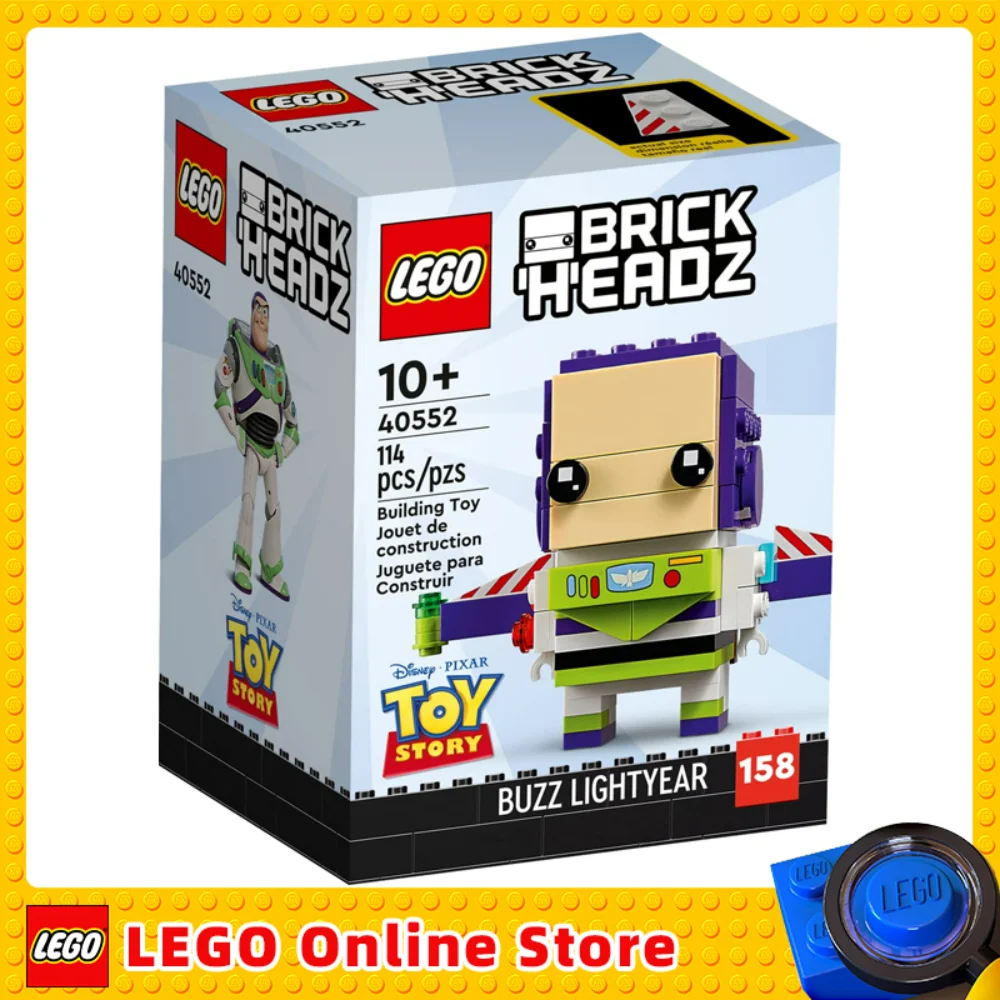 

LEGO BrickHeadz 40552 Iconic Disney and Pixar Buzz Lightyear for Children 114pcs