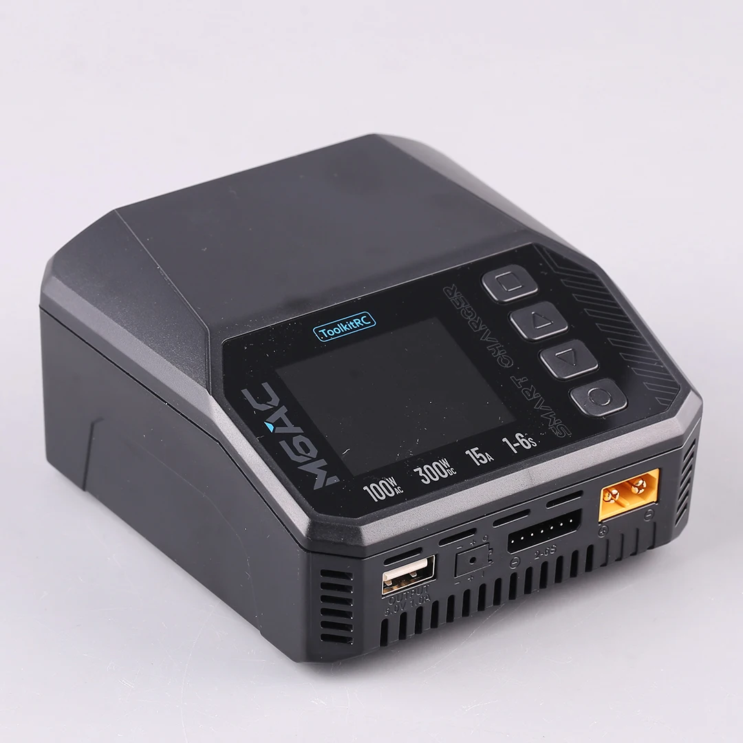 ToolkitRC M6AC Smart Lipo Зарядное устройство Разрядник переменного тока 120 Вт DC300W MAX30A для 1-6S
