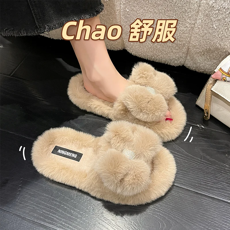 

Шлепанцы женские с бантом-бабочкой, сланцы для улицы, массажные плоские, резиновая Осенняя обувь, 2022