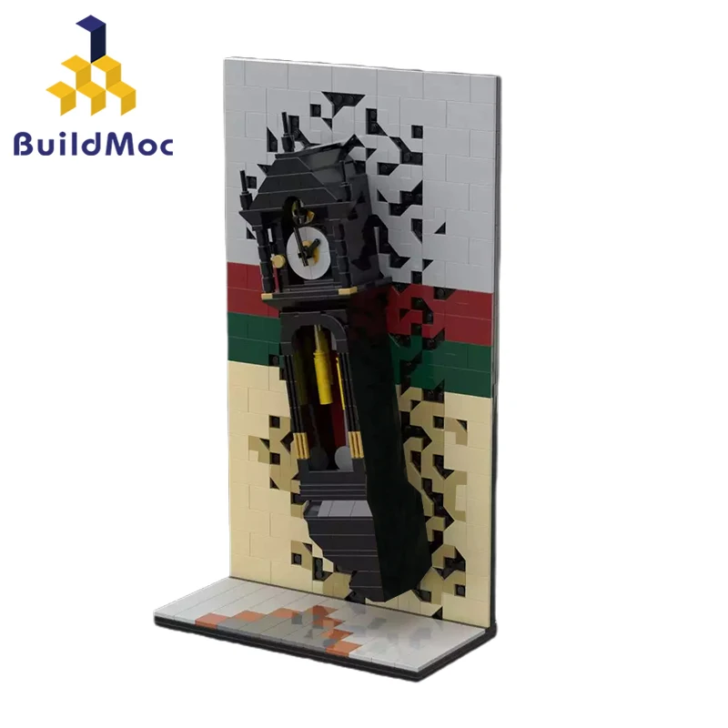 

Конструктор BuildMoc, серия фильмов, часы-дедушки, комплект конструктора, конструктор с перевернутым временем, игрушки для детей, подарки, игруш...