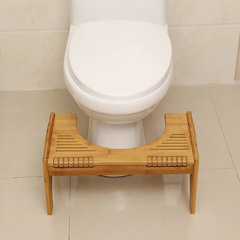 Оригинальный бамбуковый стул для ванной комнаты с регулируемой высотой | Дом и