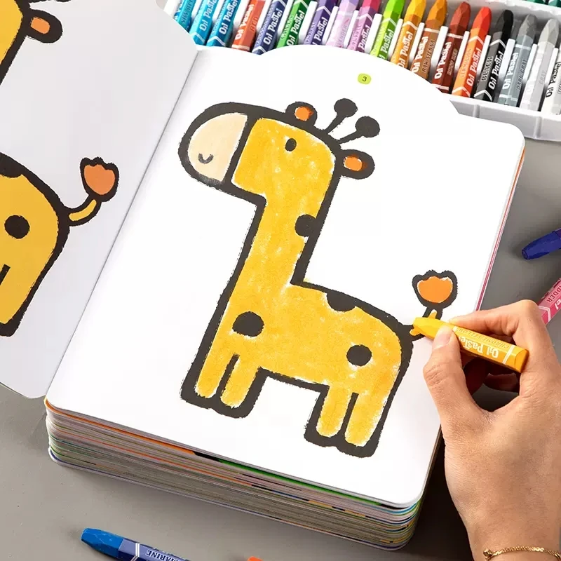 

8 книг/набор, книжка-раскраска для детей 0-3 лет