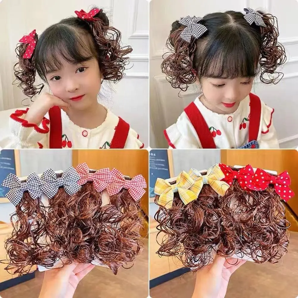 Point Bow Girl Hair Accessories Tassels Bowknot Hairclip New Year Headdress Children Hair Accessories Baby Wig Hairpin