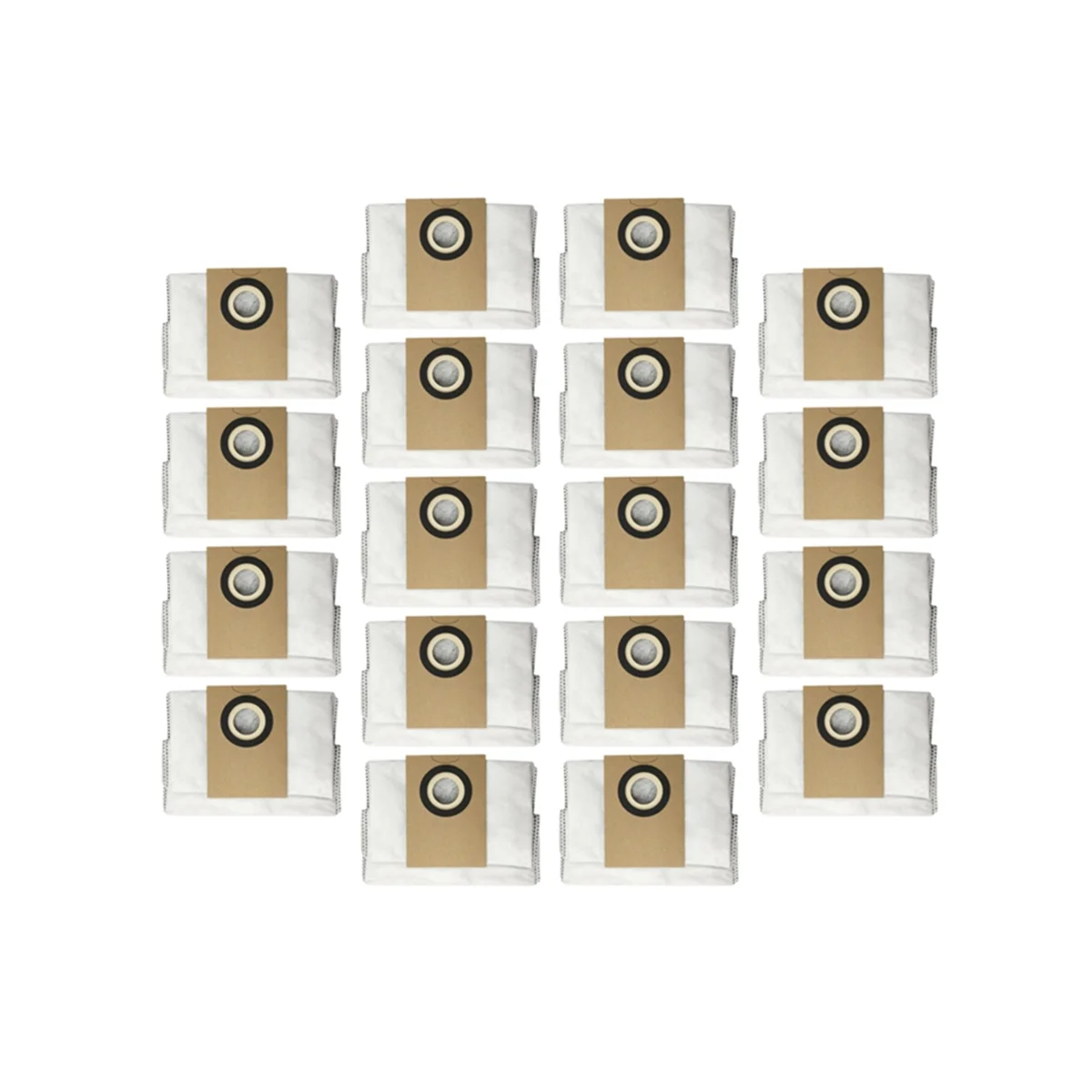 

18Pcs Vacuum Cleaner Dust Bags for Alpha2 Pro Robot Vacuum Cleaner Parts Accessories