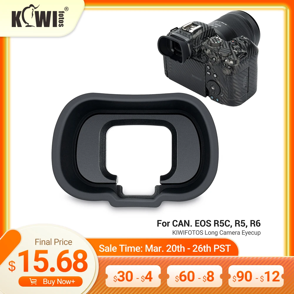 Мягкий наглазник видоискатель для Canon EOS R5 R5C R6 Mark II беззеркальной камеры