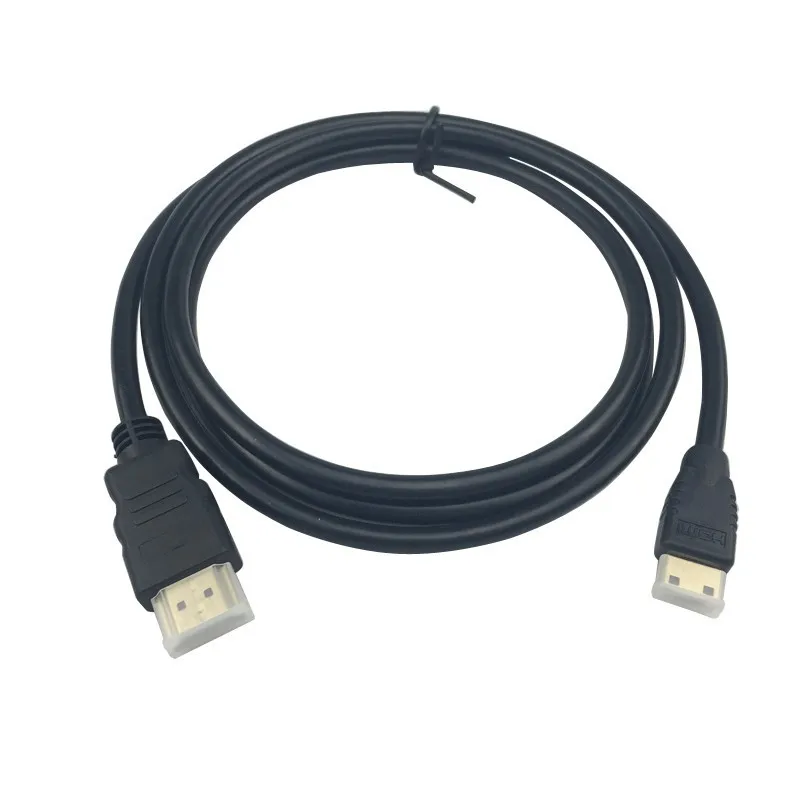 Фото Raspberry Pi Zero 2 Вт 1,5 м мини-кабель HDMI-HDMI — удлинитель для подключения видео планшета/ПК/телевизора №1