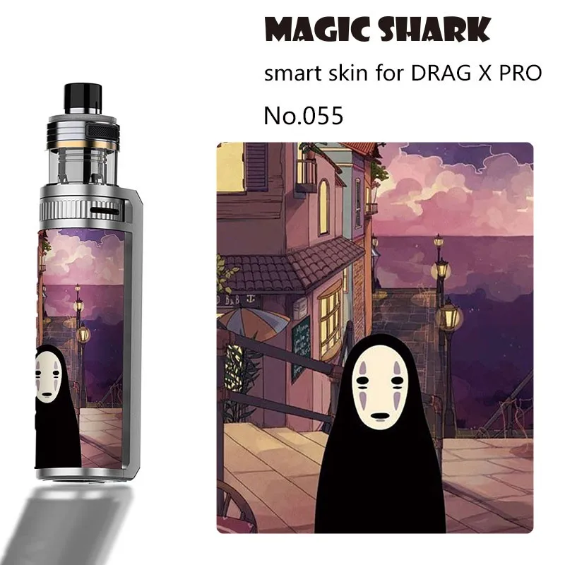 Чехол-наклейка с мультяшным аниме кролик свинка пленка для Voopoo Drag X Pro чехол -