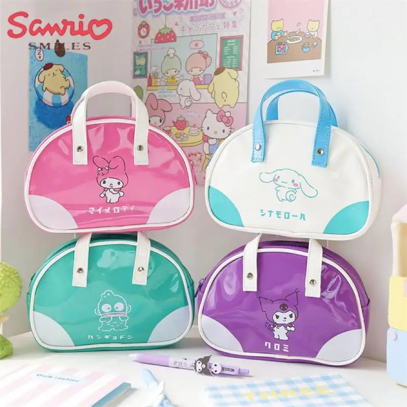 

Sanrio Hangyodon косметичка аниме милая Cinnamoroll Kuromi портативная дорожная водонепроницаемая сумка мультфильм кавайный подарок на день рождения