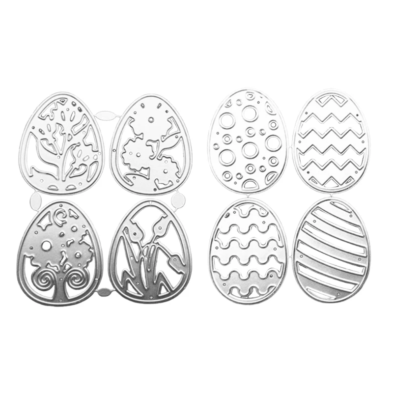 

Easter Egg Metal Cutting Dies Handmade Stencil Mold Embossing Pattern