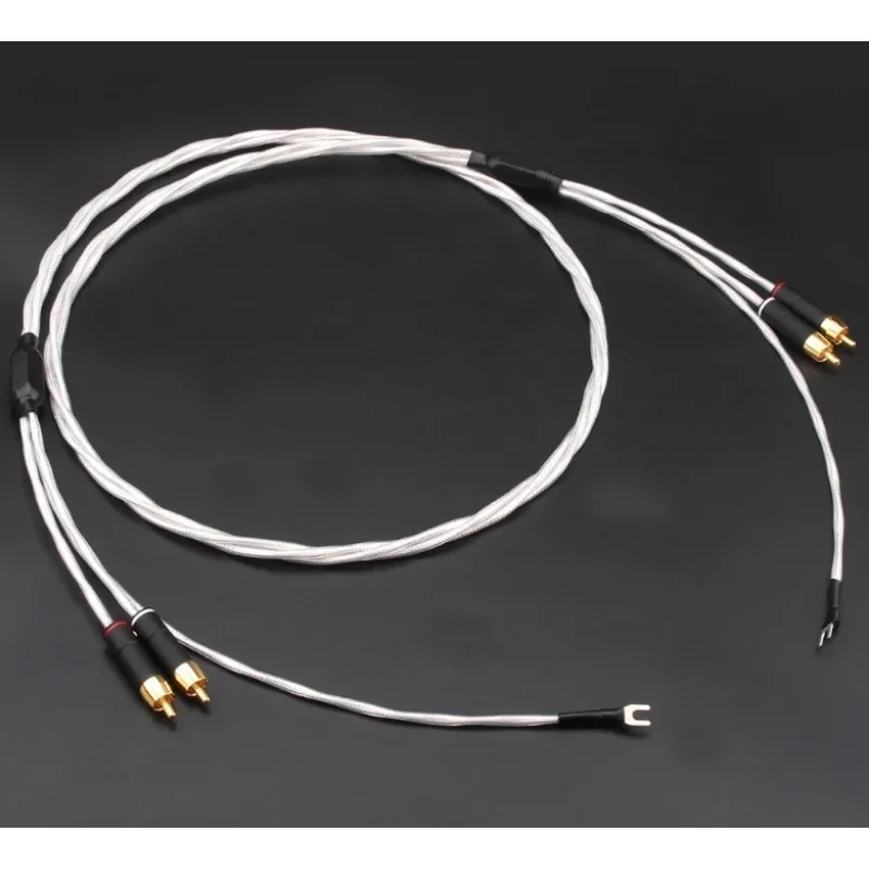 HiFi аудио линия посеребренный медный усилитель проигрыватель пластинок