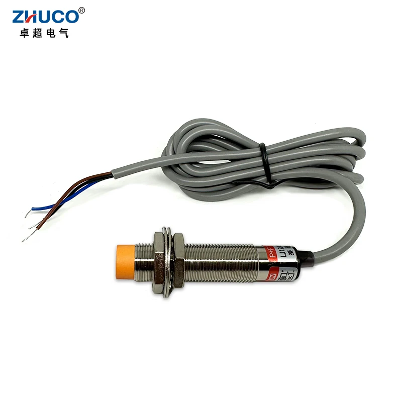 Индуктивный бесконтактный переключатель с проводом 1 2 метра шт. диаметром 12 мм NPN