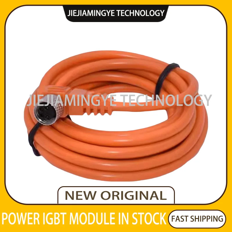 Совершенно новый соединительный кабель M8M12 четырехконтактный 4-жильный шнур