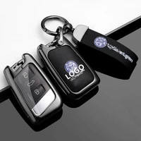 new zinc alloy remote key case cover for volkswagen vw magotan passat b8 golf for skoda superb with keychain car accessories