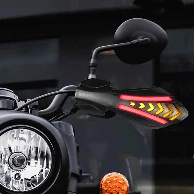 Мотоциклетные поручни защита для рук аксессуары мотоциклов со светодиодной